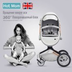 Hot Mom 360   stroller high landscape can sit or lie pneumatic wheels portable baby stroller trolley free delivery