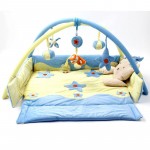 Baby Game Blanket Pink Princess Baby Gym Activity Playmat Playpens Stuffed Toys Bundle Crawling Carpet Baby Cot Crib Bumpers