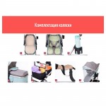 anershi Stroller Baby Stroller for winter Poland 2 in 1 LONEX Russia Free deliver from Russia