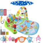 Baby Piano Music Gym Mats Toys Activity Infant Kids Toys Sports Playmat Toys Educational Rack Gym Soft Baby Play Mats 0-36Months