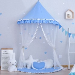 YARD Boys Girls Canopy Tent with Hanging Mosquito Net Portable Kids Play House Tent