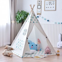 YARD Poles Play Tent For Kids Solid Color Children Indoor Play Tents for Kids House Children Tent Indian