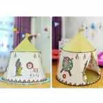 YARD Portable Princess Castle Play Tent Children Teepee Tent Children's Tent Playhouses for Kids