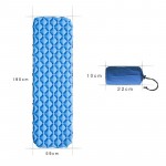 Air Mattress Sleeping Pad Camping Mat Ultralight TPU Outdoor Inflatable Bed 420g Portable Blanket Moistureproof Pad for Tent