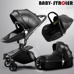 AULON Auto Part And Supply 3 in 1 With Car Seat High Landscope Folding Baby Carriage For Child From Prams Newborns carrinho de bebe