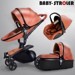 AULON Auto Part And Supply 3 in 1 With Car Seat High Landscope Folding Baby Carriage For Child From Prams Newborns carrinho de bebe