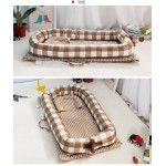 Baby Bag Portable Newborn Biomimicry Multifunctional Emperorship Solidder Nursery Foldable Travel Bed with Bumper Cot Mattress