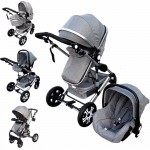 Baby Stroller 3 In 1  Kids Pram Car Seat Stroller For New Newborns kinderwagen bebek arabasi