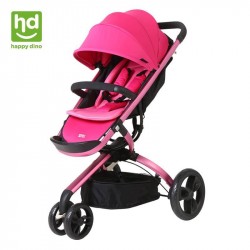 HAPPY DINO Luxury Baby Jogging Stroller Lightweight High Scenery Folding Stroller Baby Carriage Trolley Portable Pram Pushchair