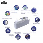 Braun Thermometer IRT6520 Temperature Meter ThermoScan 7 Age Precision Ear Thermometers Family Health Monitors Care Lens Filter