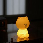 Rabbit/Bear Night Light Led Lamp Dimmable for Baby Children Kids Gift Animal Cartoon Decorative Bedside Bedroom Living Room