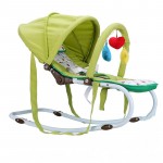 Portable Baby Rocking Chair, can sit can lie Multifunctional Baby Cradle, steel pipe Baby Chair with mosquito net